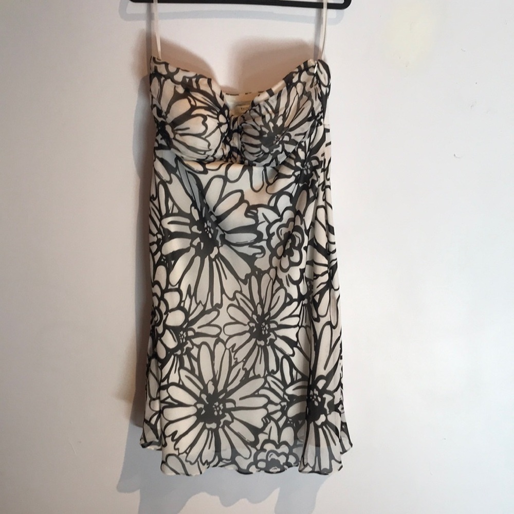 White House Black Mark. Strapless Midi Dress sz 10